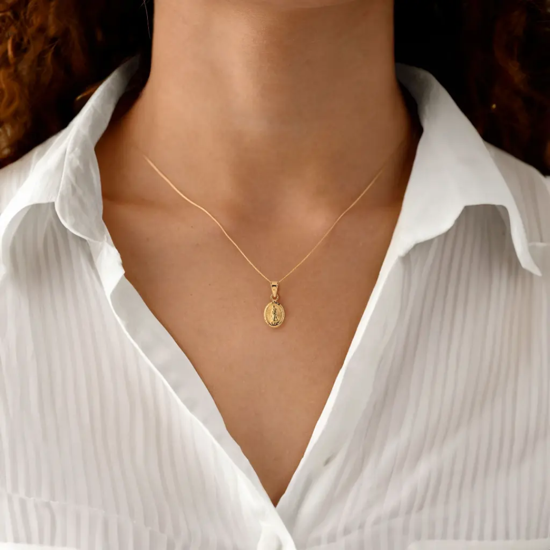COMBO CADENA + DIJE DE ORO 18K - 02
