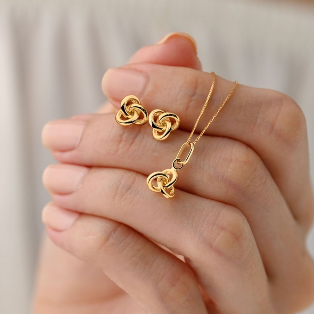 COMBO CADENA + DIJE DE ORO 18K - 04